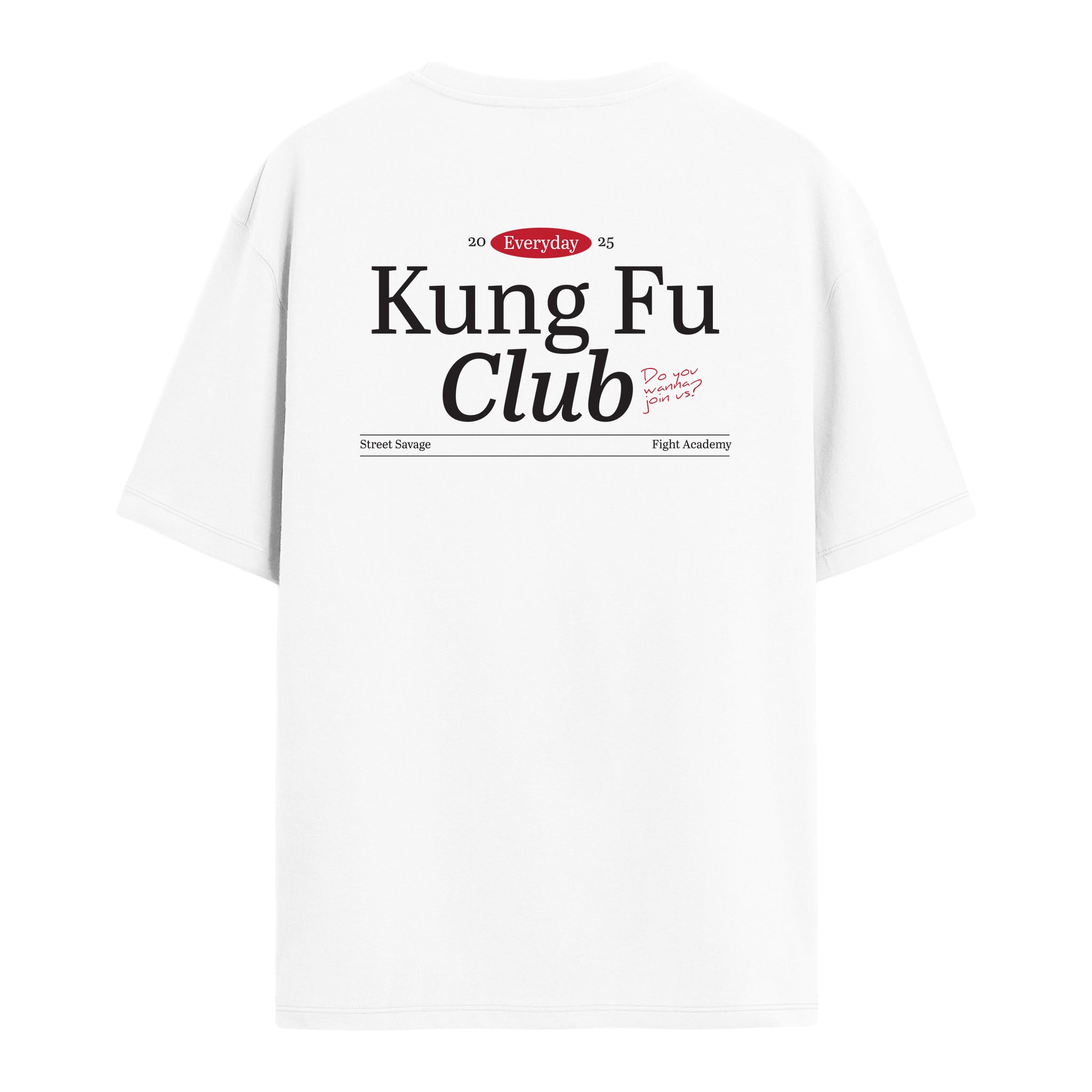 Kung Fu Club - Oversize T-shirt