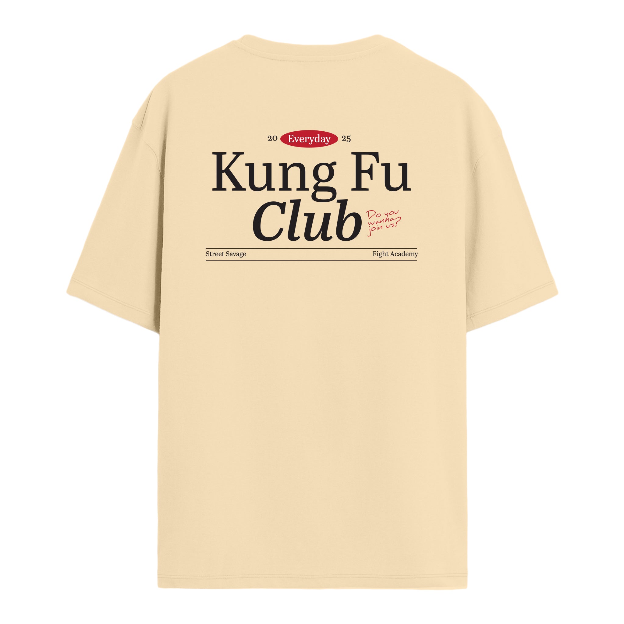 Kung Fu Club - Oversize T-shirt