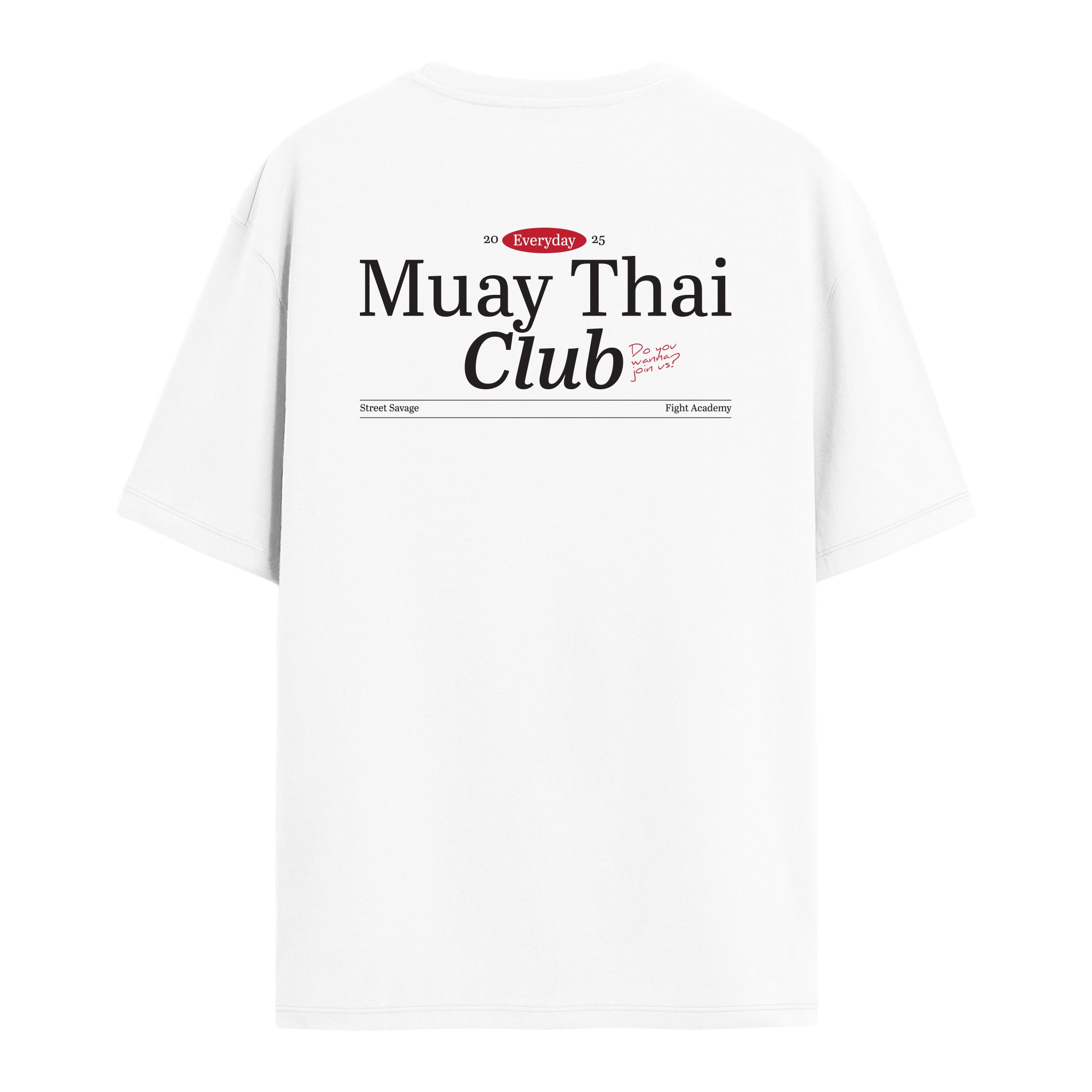 Muay Thai Club - Oversize T-shirt