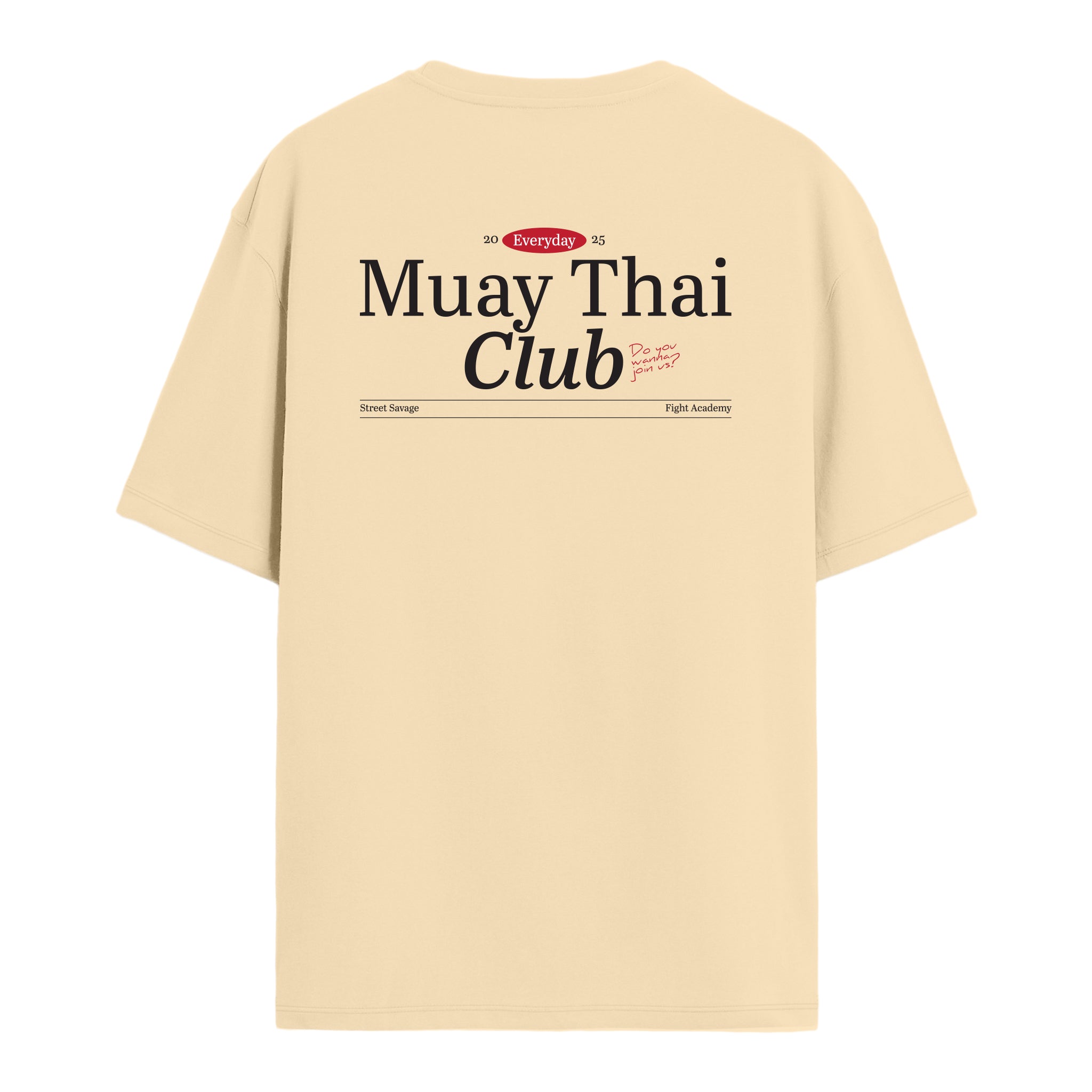 Muay Thai Club - Oversize T-shirt
