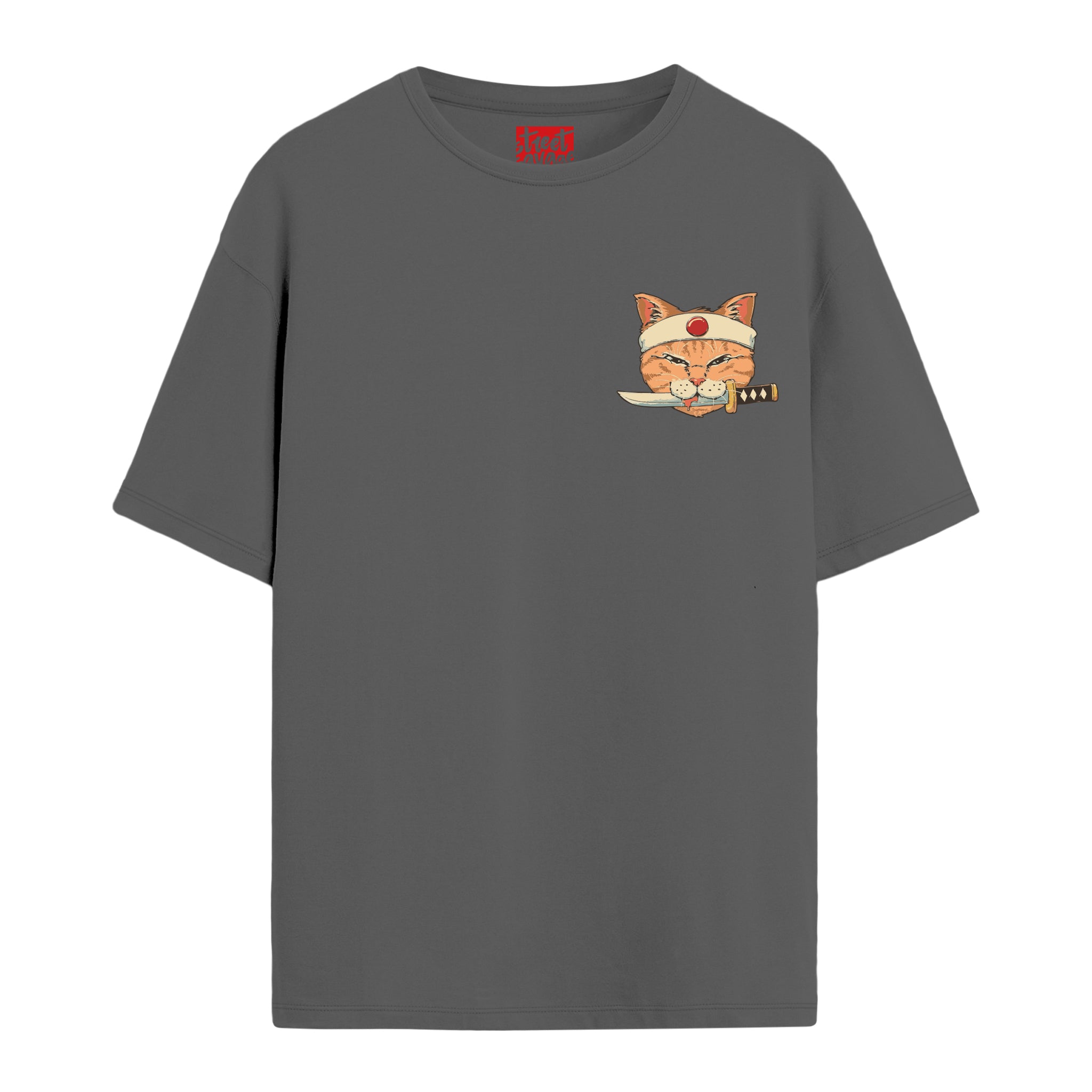 Samurai Cat - Oversize T-shirt