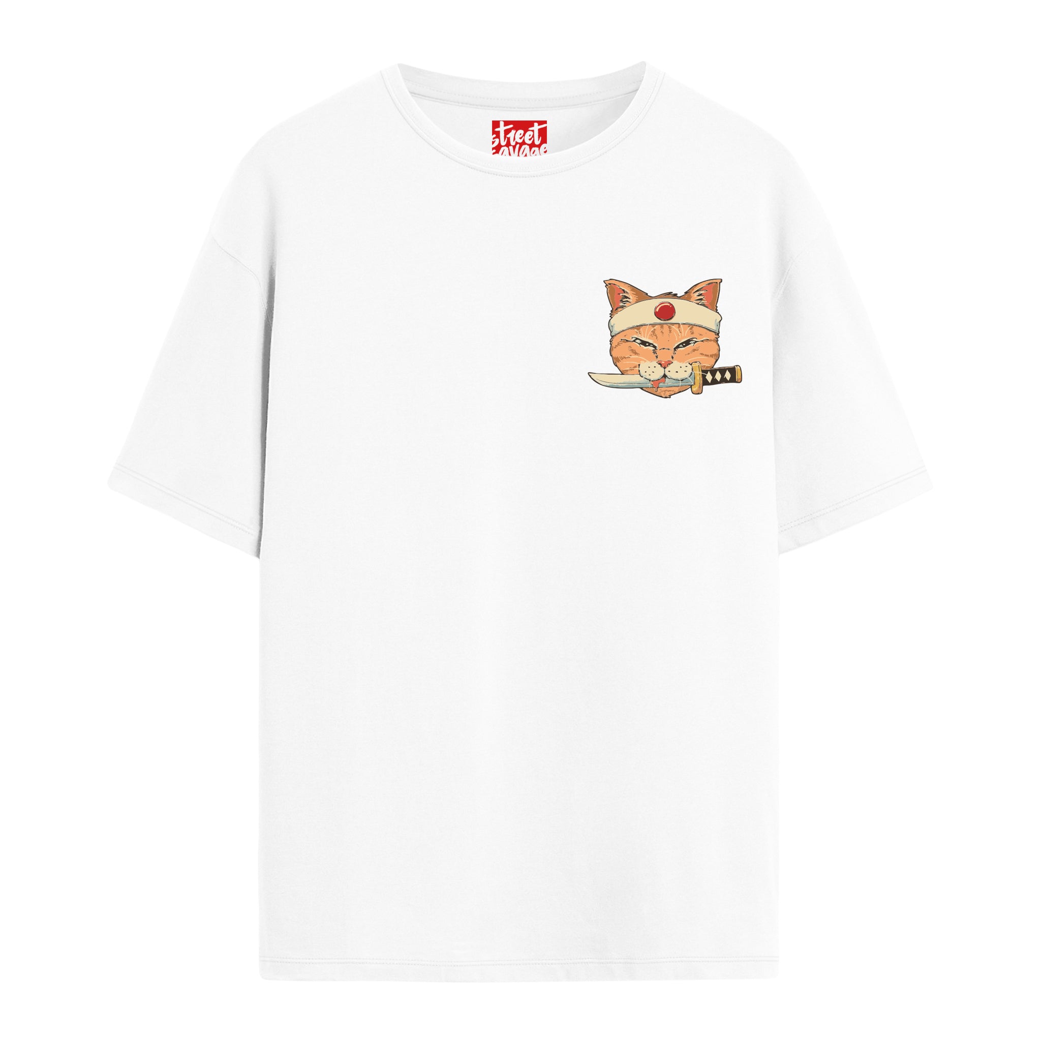 Samurai Cat - Oversize T-shirt
