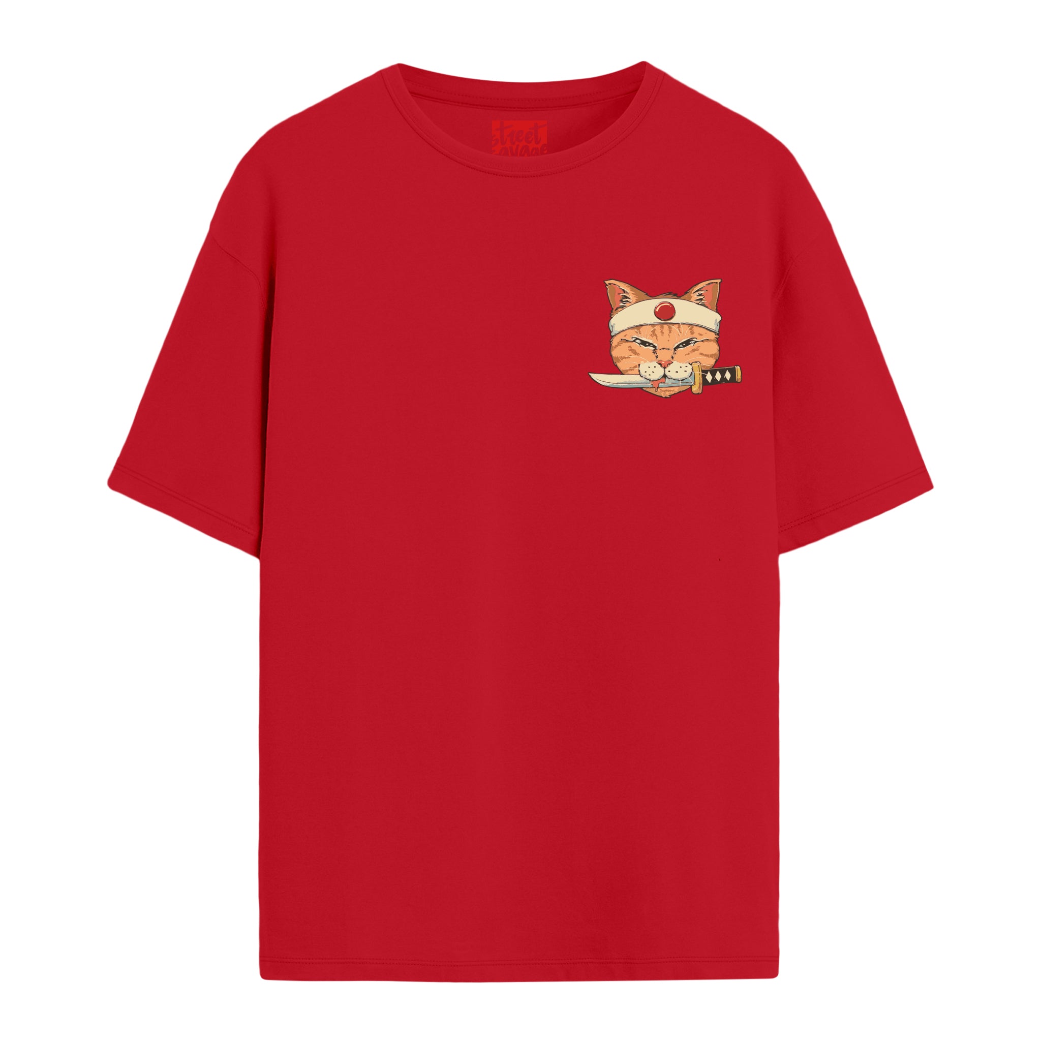 Samurai Cat - Oversize T-shirt