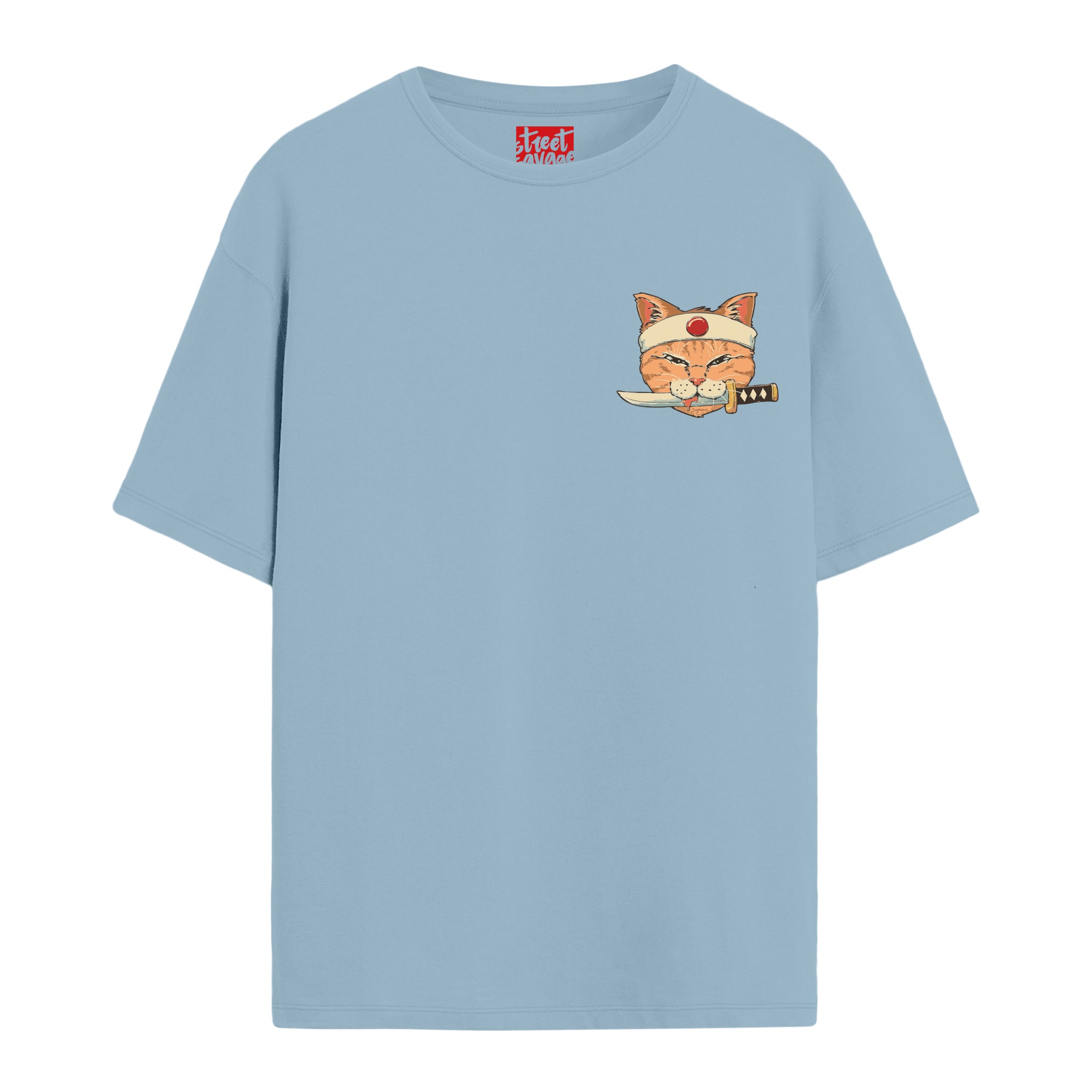 Samurai Cat - Oversize T-shirt