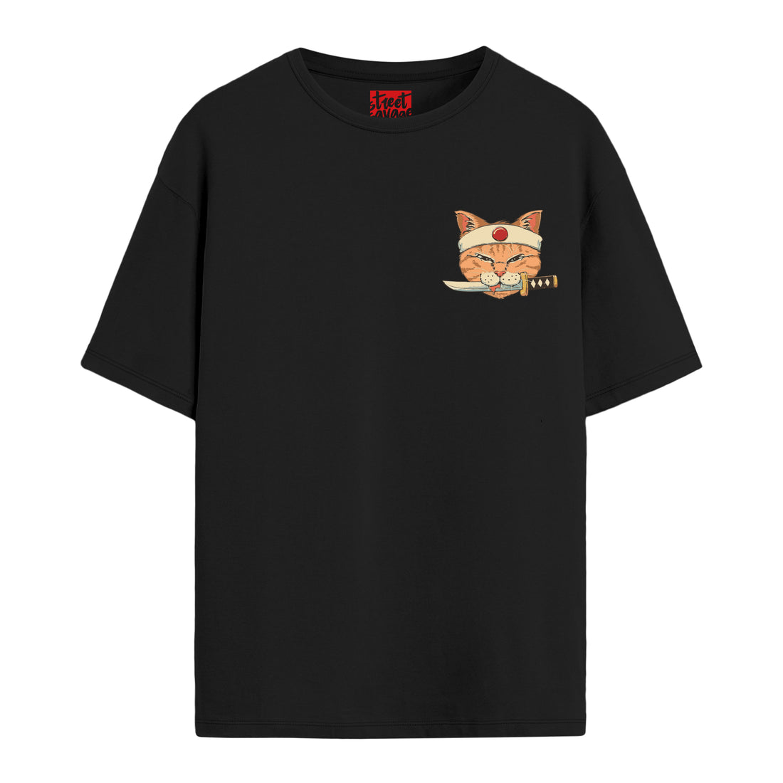 Samurai Cat - Oversize T-shirt