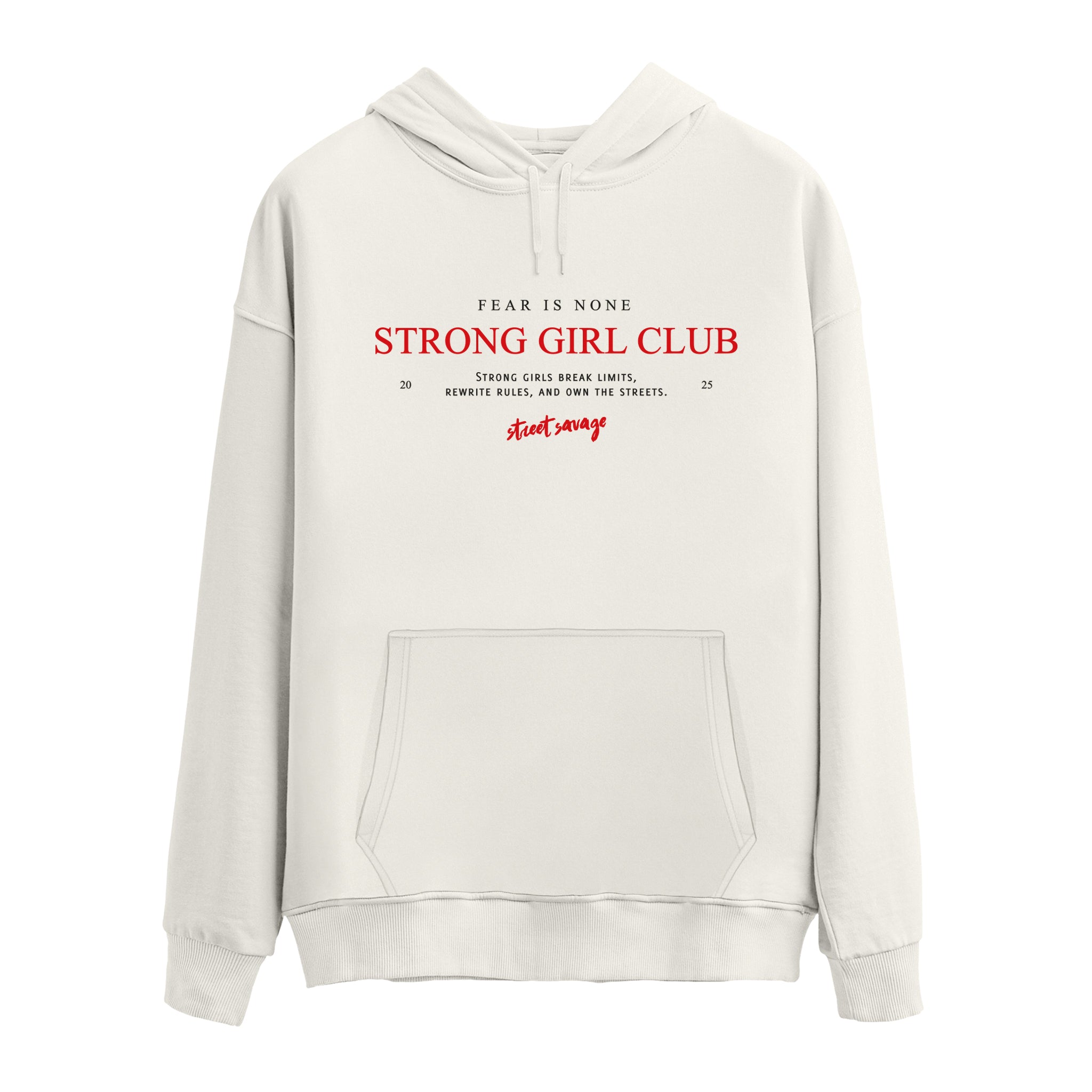 Strong Girl Club - Oversize Hoodie