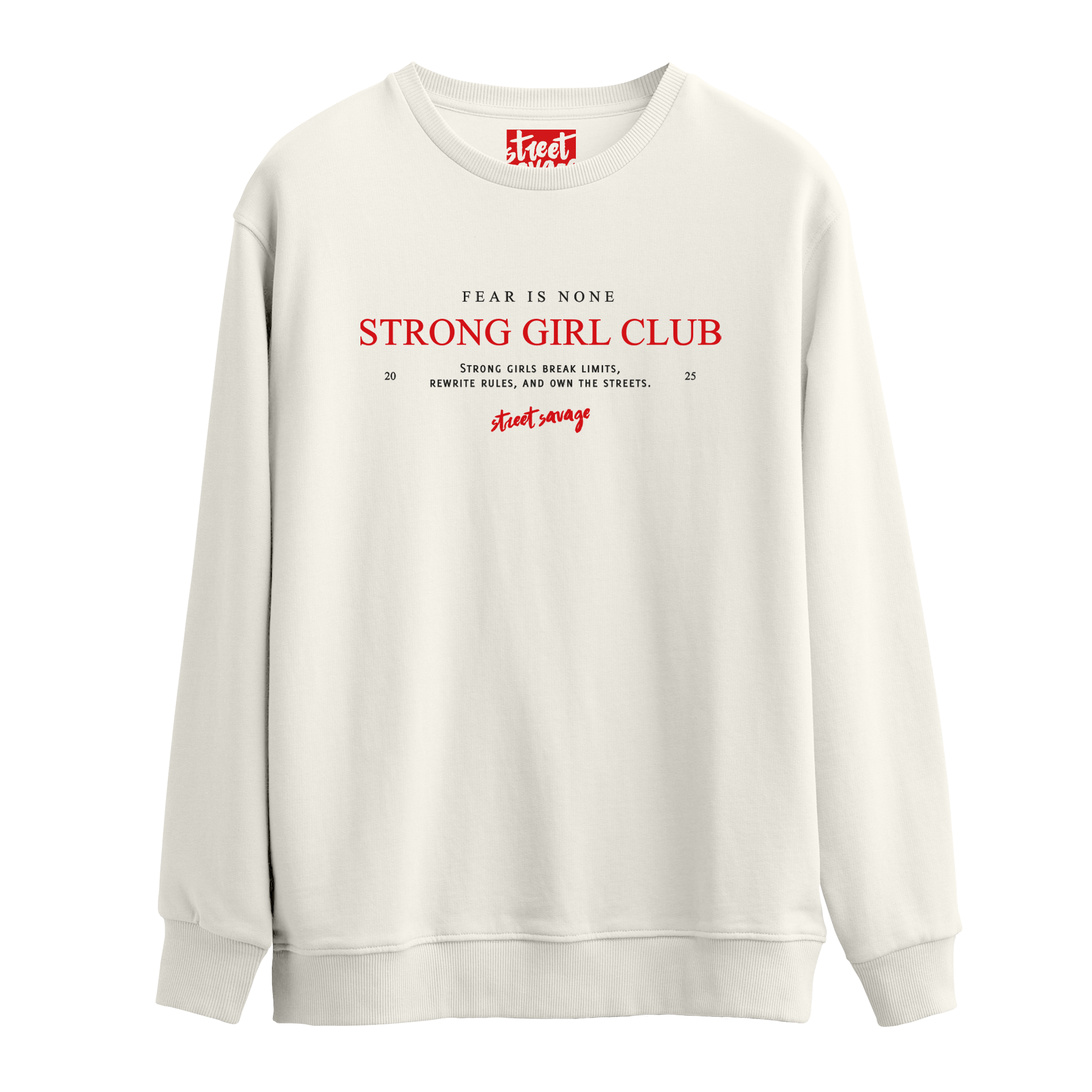 Strong Girl Club - Oversize Sweatshirt