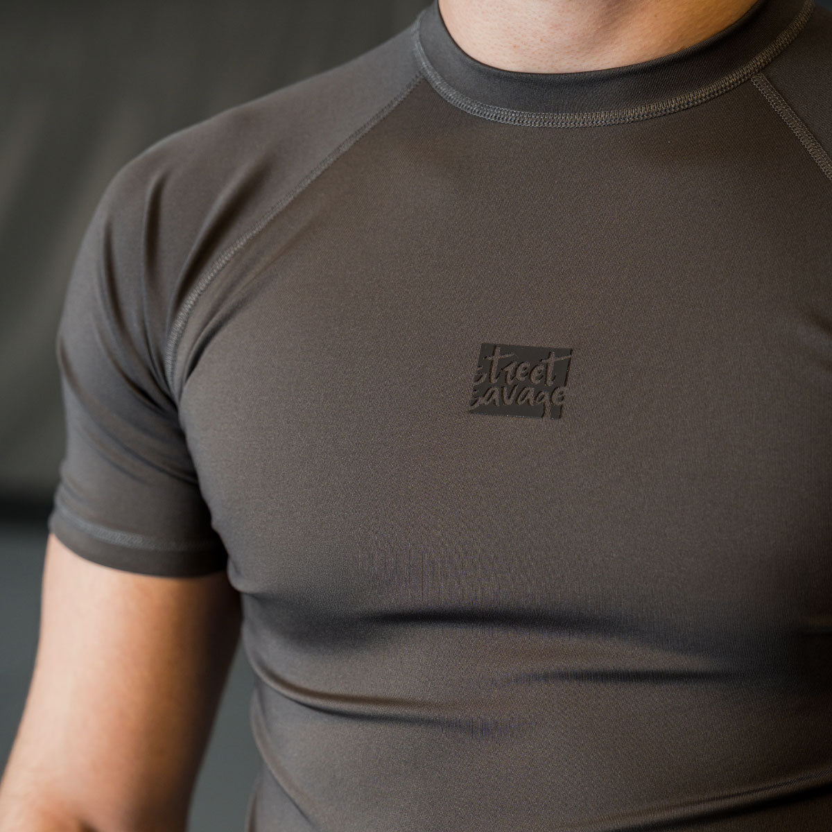 Anthracite Core - Short Sleeve Rashguard