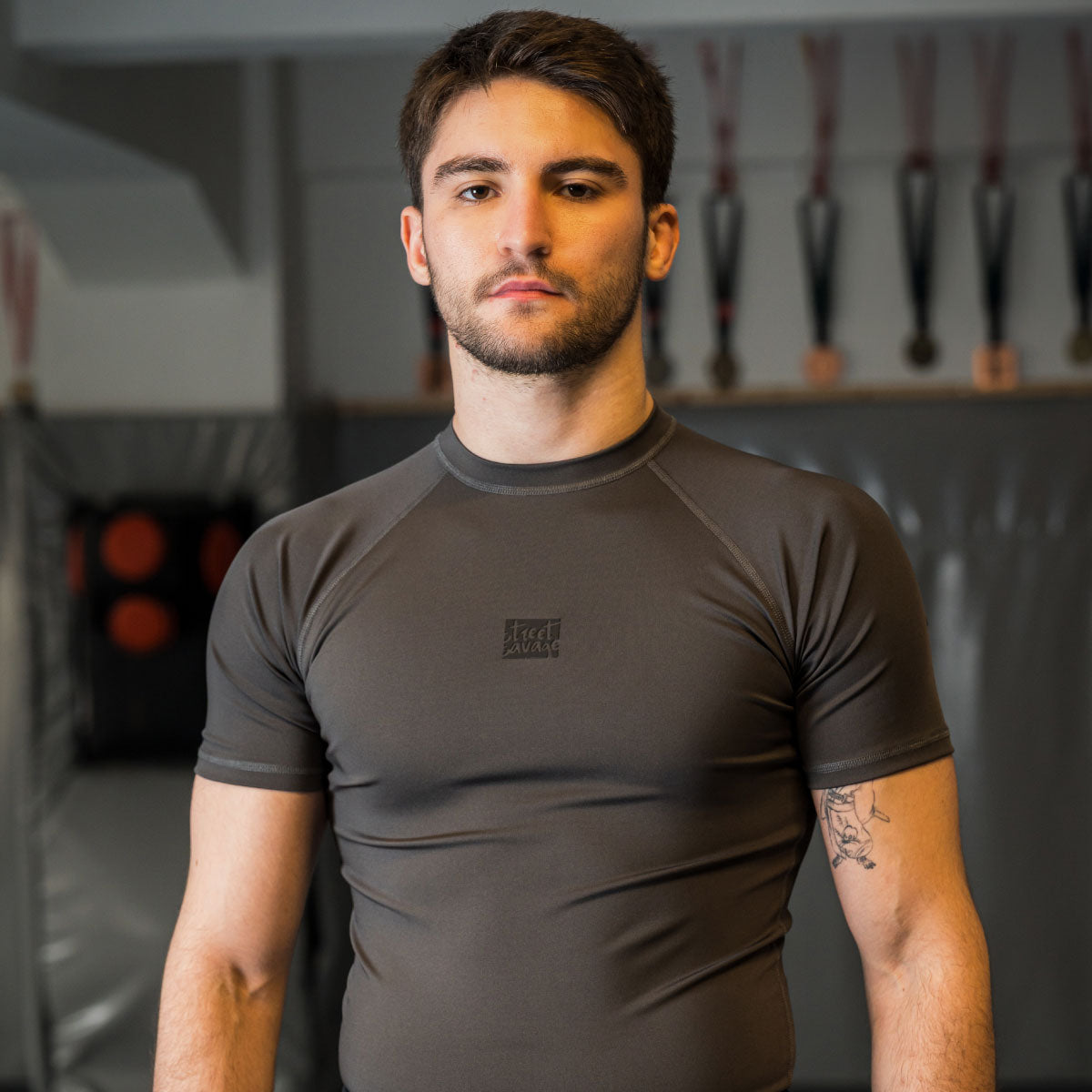 Anthracite Core - Short Sleeve Rashguard