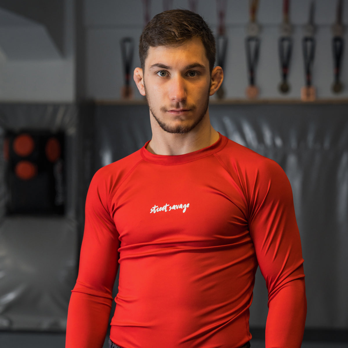 Red Savage - Long Sleeve Rashguard