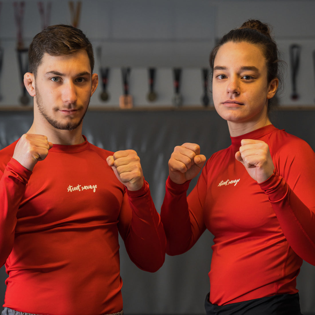 Red Savage - Long Sleeve Rashguard