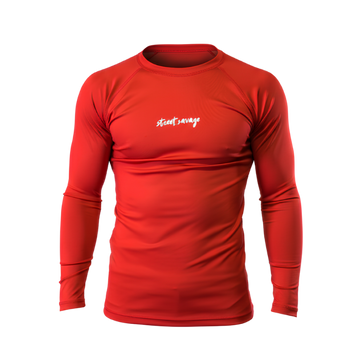 Red Savage - Long Sleeve Rashguard