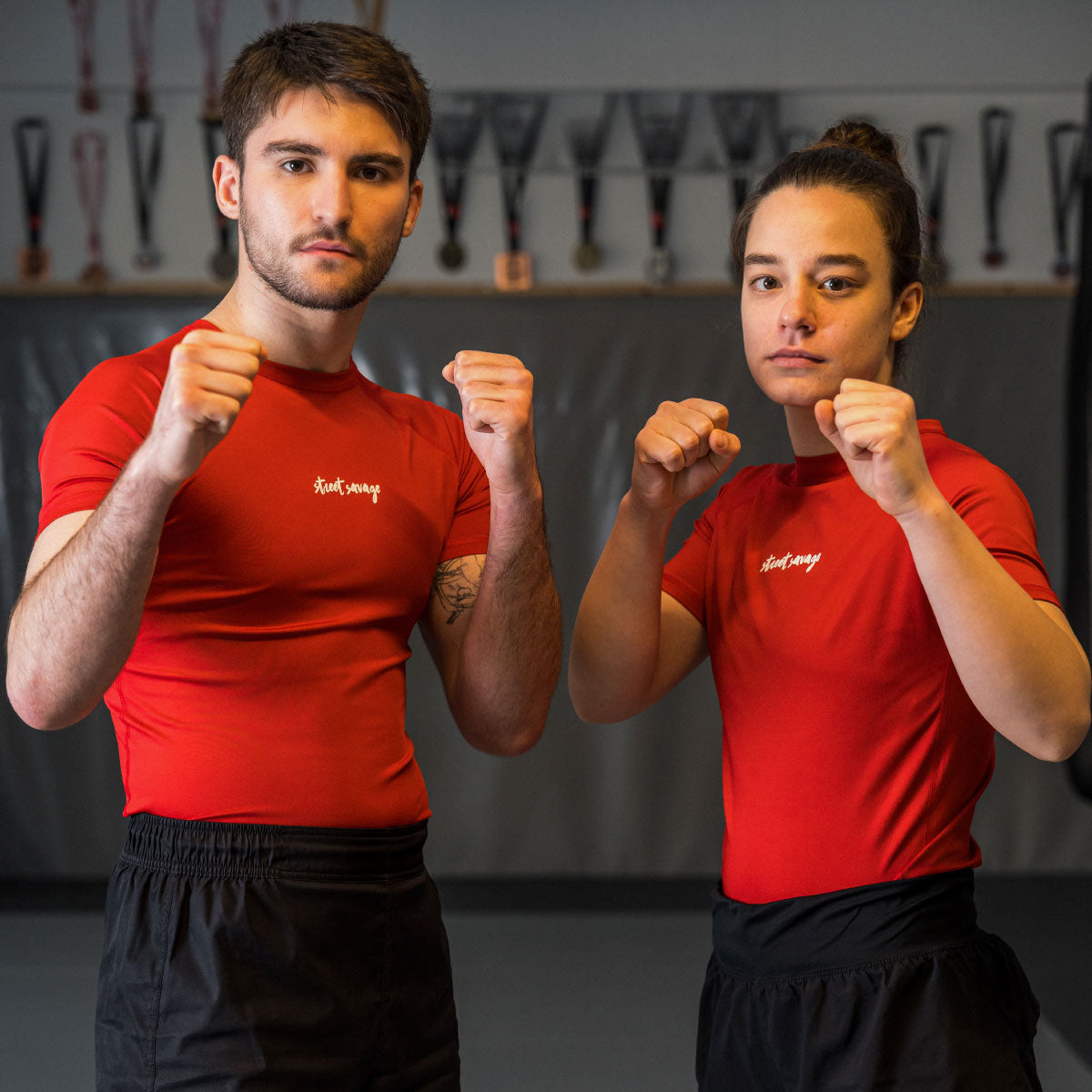 Red Savage - Short Sleeve Rashguard