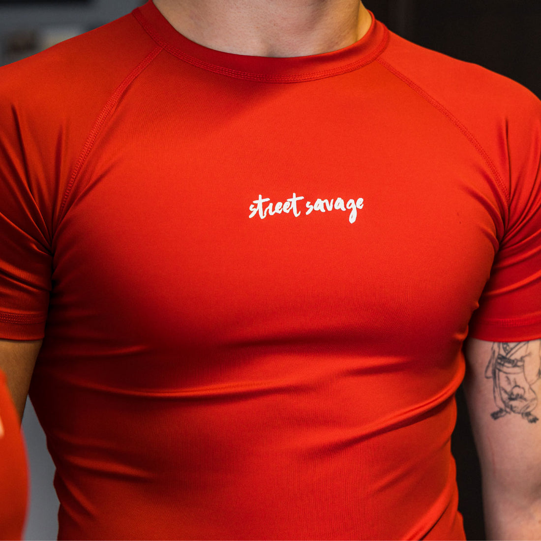 Red Savage - Short Sleeve Rashguard