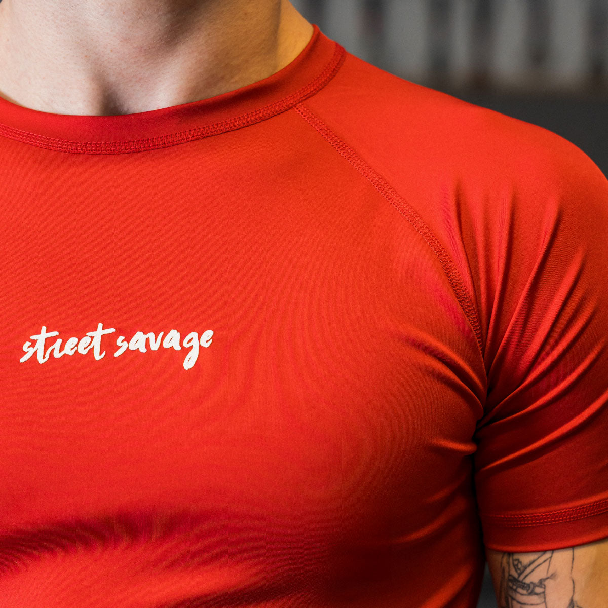 Red Savage - Short Sleeve Rashguard